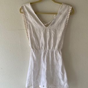 TOPSHOP Pineapple Embossed Romper